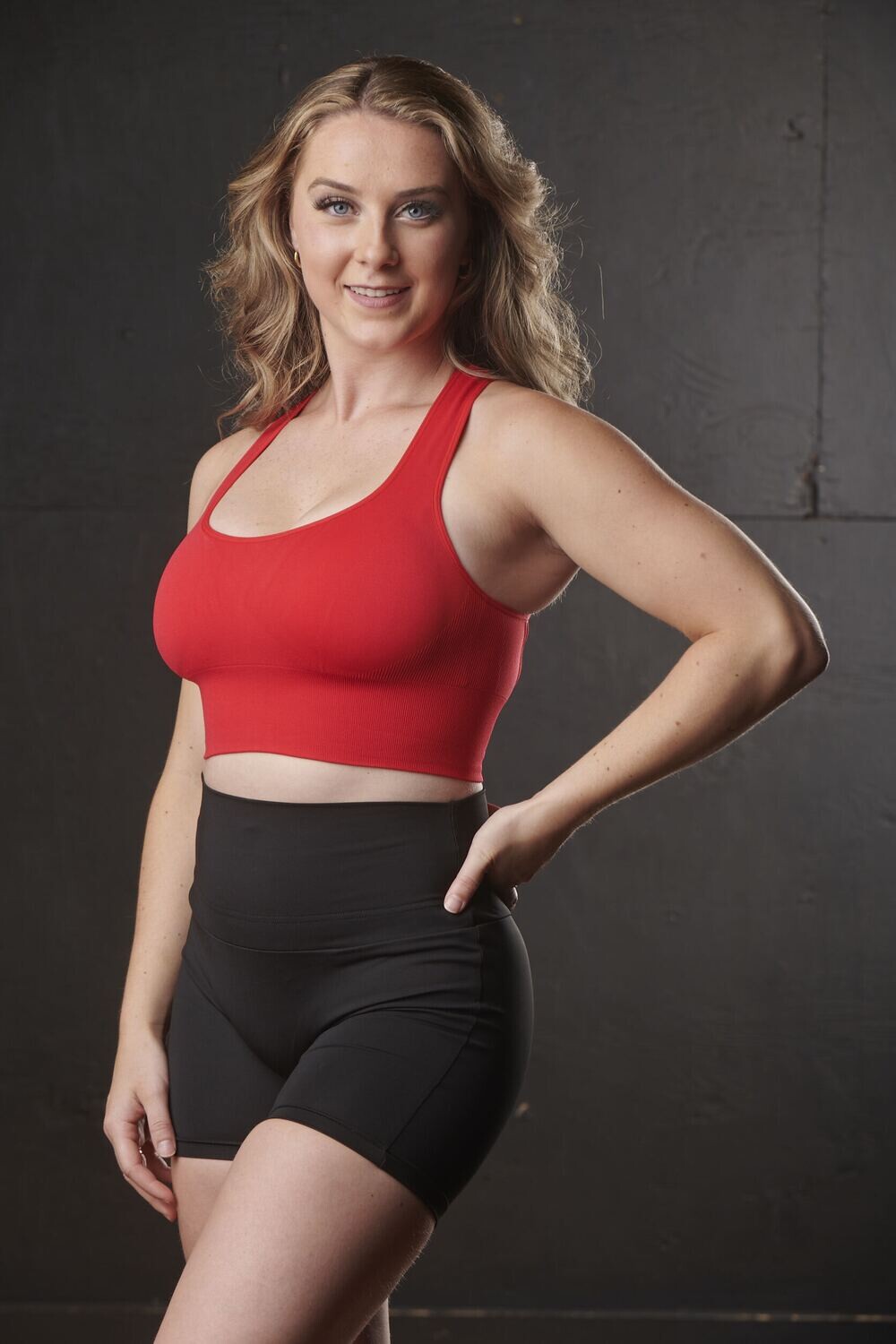 Seamlessly Sexy Sports Bra (Red)