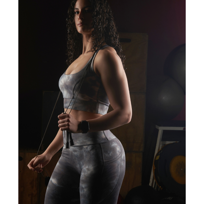 Elevate Leggings (Tie-Dye Grey/Blue)